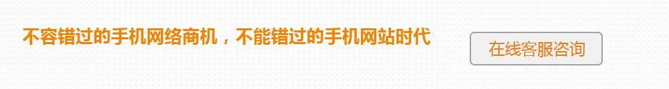 不容錯過的手機(jī)網(wǎng)絡(luò)商機(jī)，不能錯過的手機(jī)網(wǎng)站時代